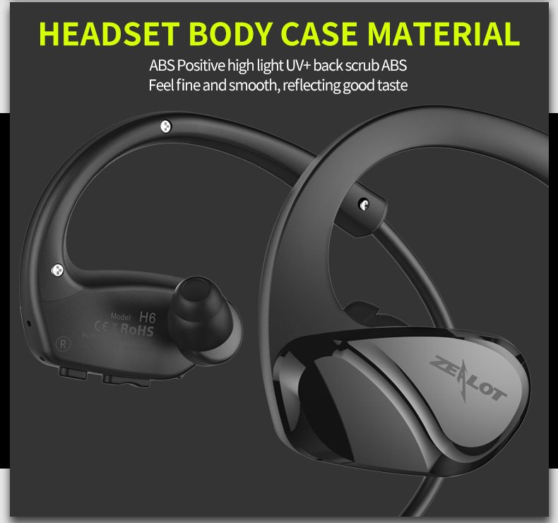 H6 Sport bluetooth headphoneZEALOT